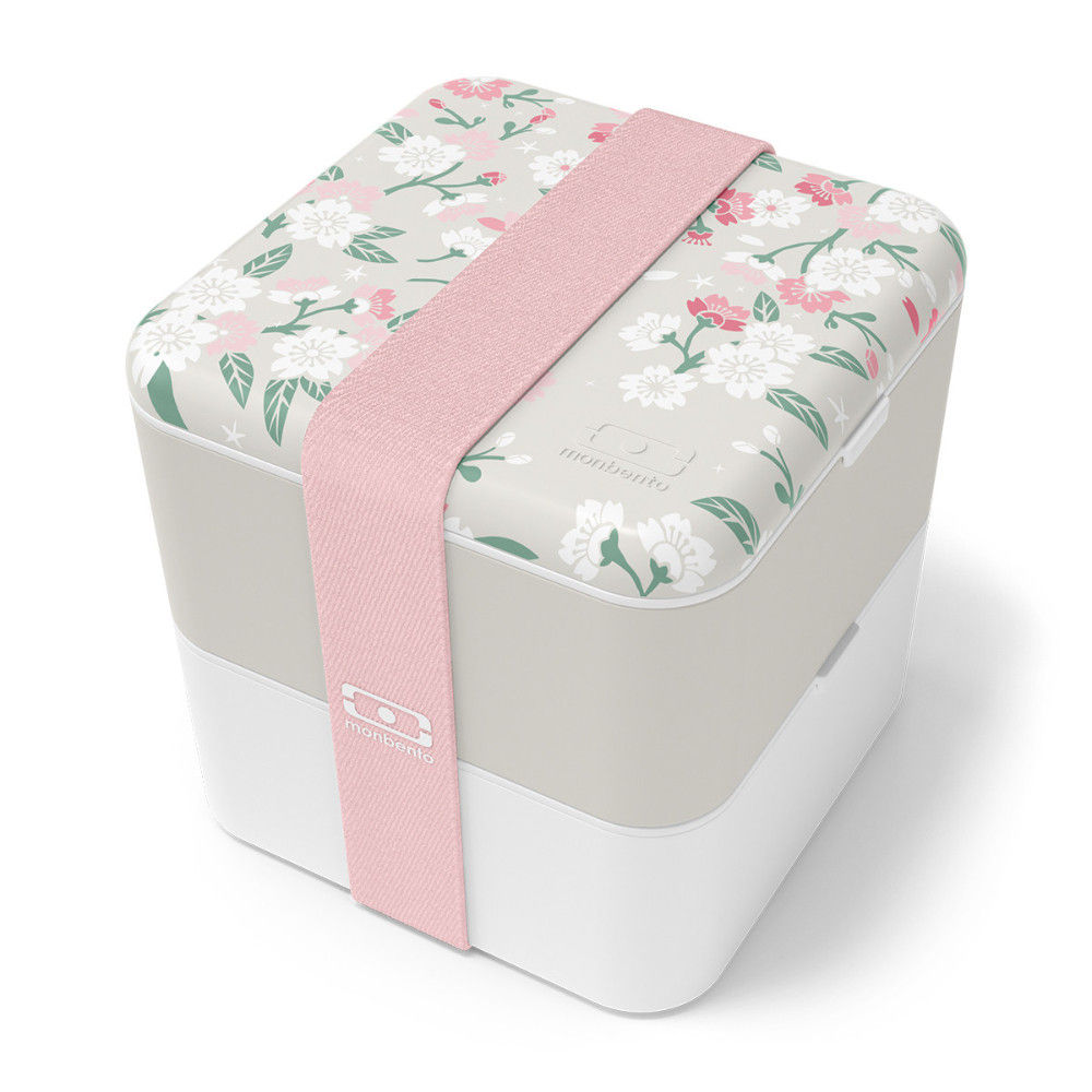 Monbento Square Graphic Lunchbox - Sakura