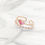 Thumbnail: Double Colour Love Heart Ring - MOOII