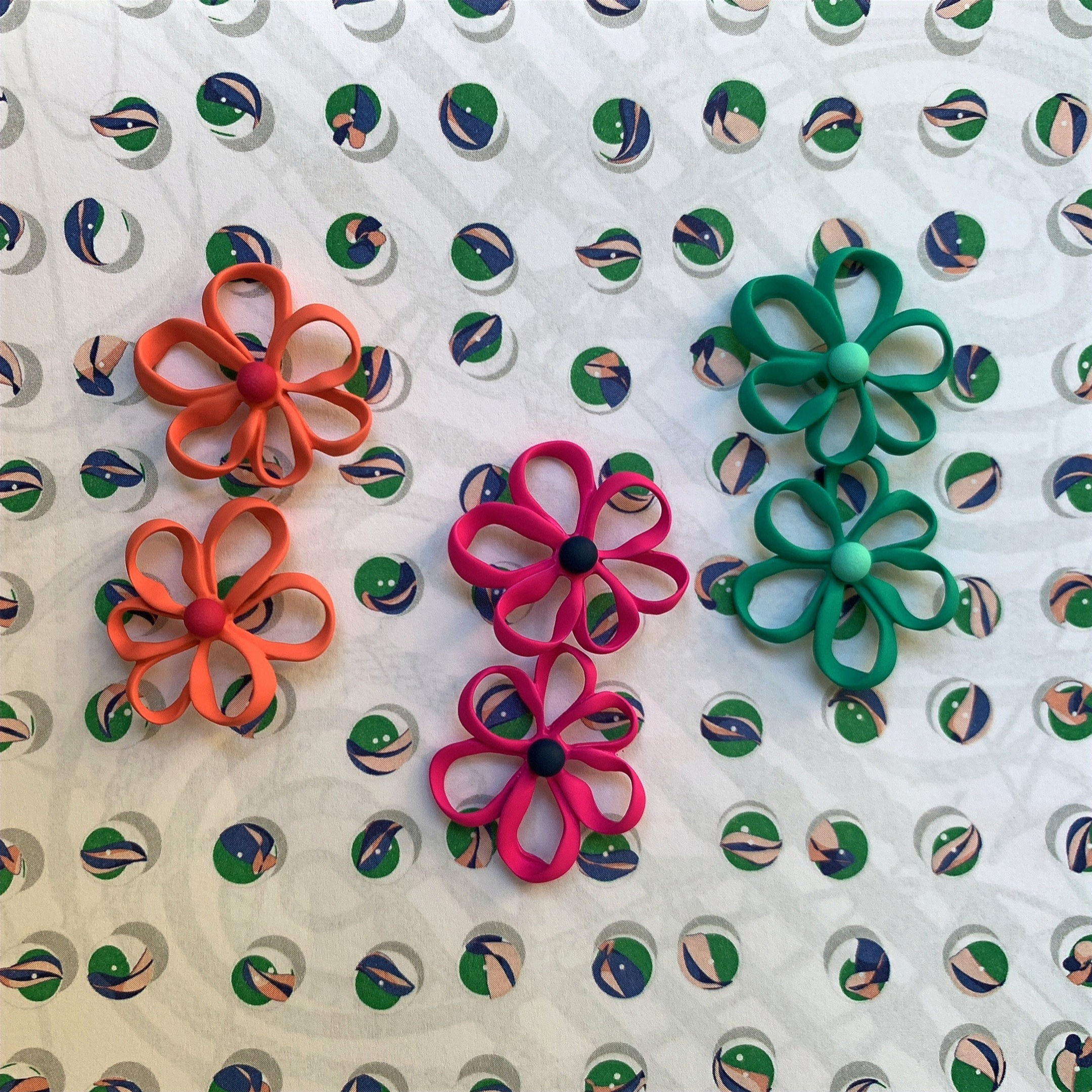 MOOII Colourful Flowers Earrings