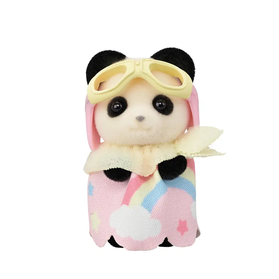 Thumbnail: Sylvanian Families - Amusement Park Ride Set - Plane & Train