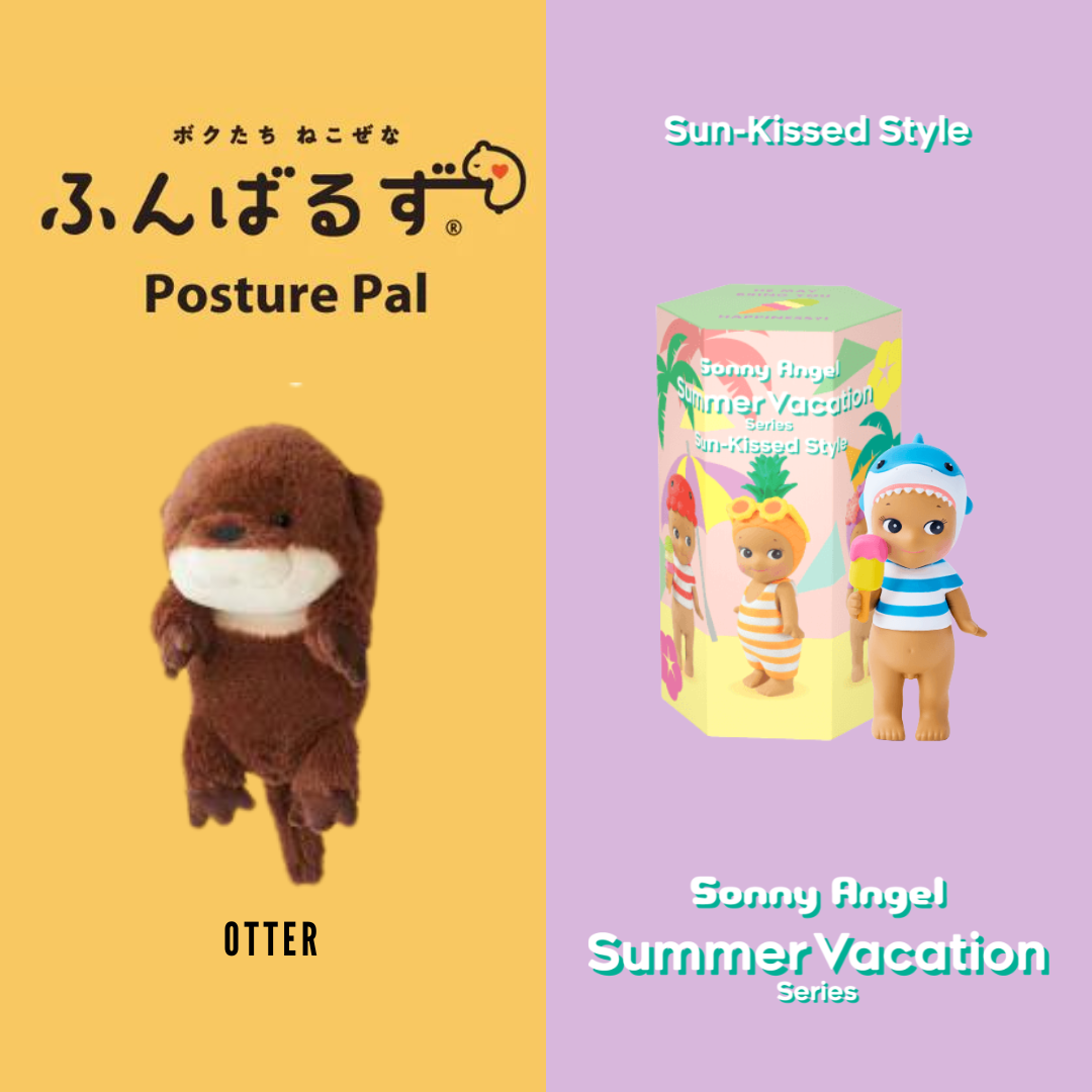 Summer Bundle: Posture Pal Otter + Sonny Angel Summer Vacation