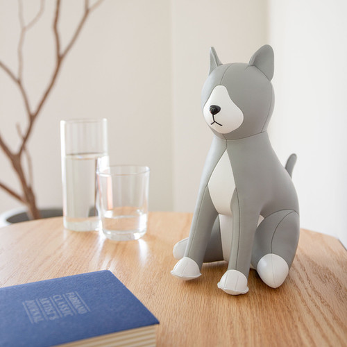 Zuny Bookend Cat Tuxedo Grey MOOII Australia