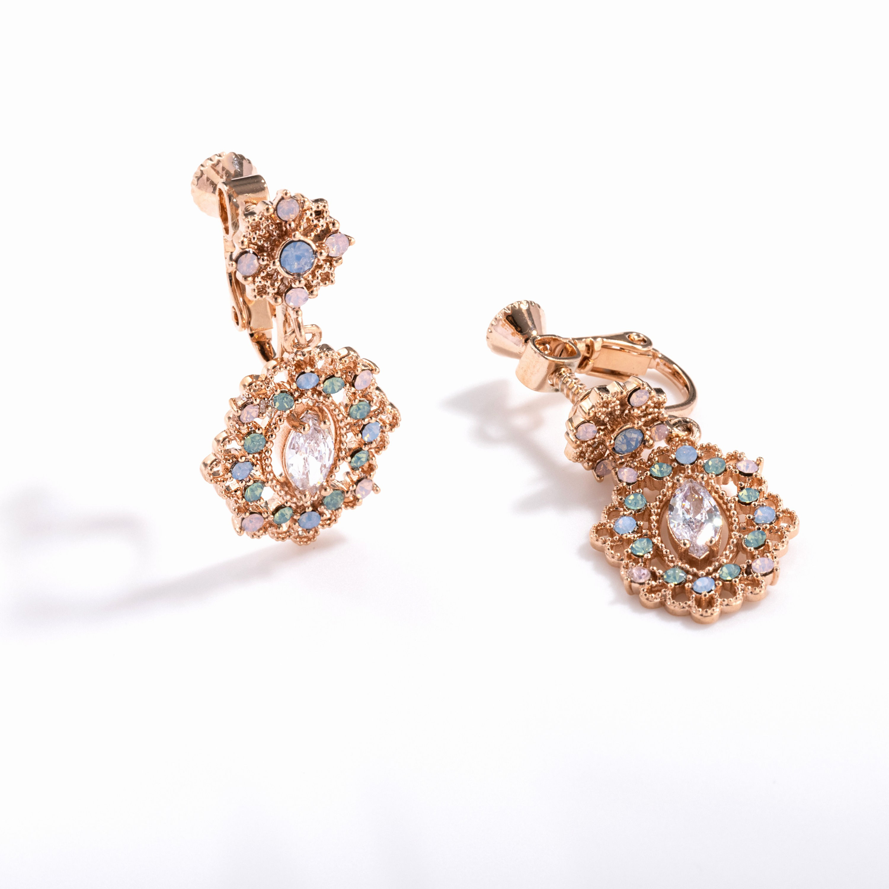 Vintage Pedant Clip on Earrings - MOOII