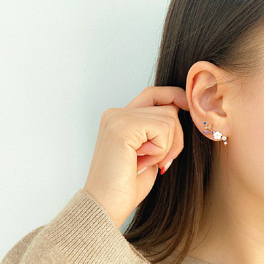 Thumbnail: Sakura Climber Earring - MOOII