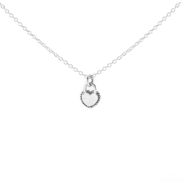 Locket Your Heart Sterling Silver Necklace