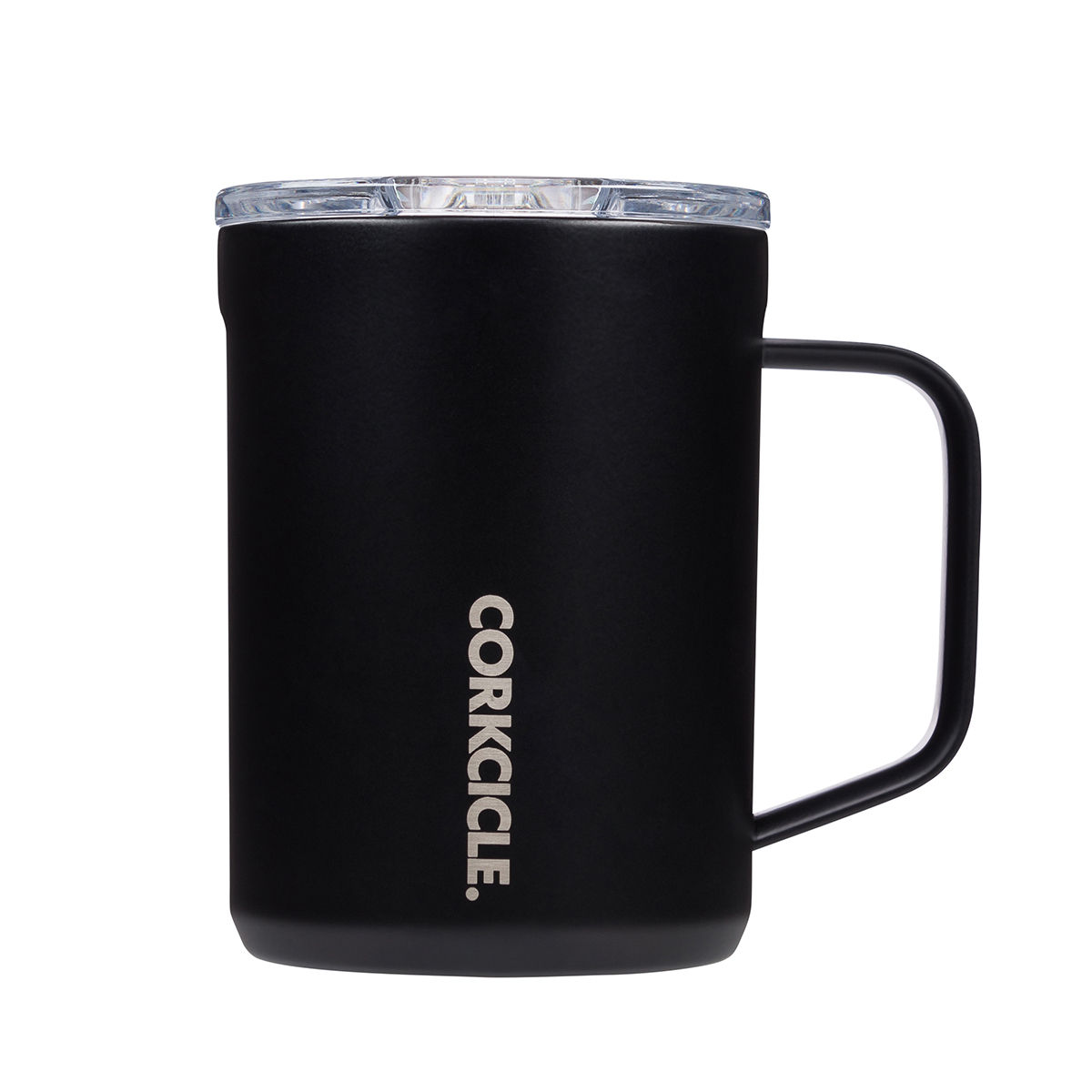 Corkcicle: Classic Mug 475ml - Black Insulated Stainless Steel Mug