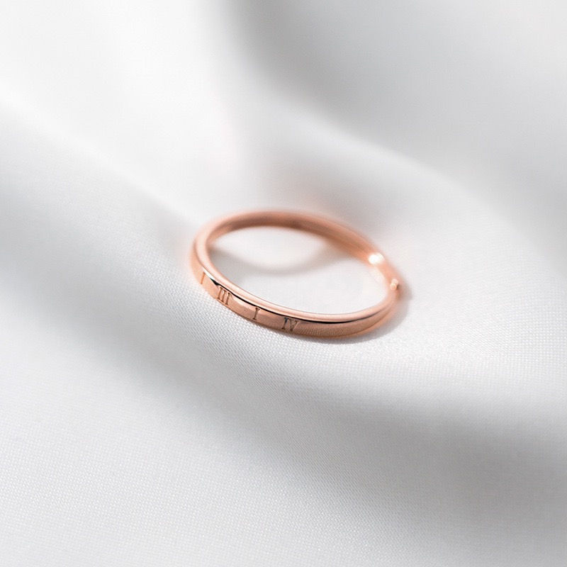 Thumbnail: Petit Roman Numeral Ring