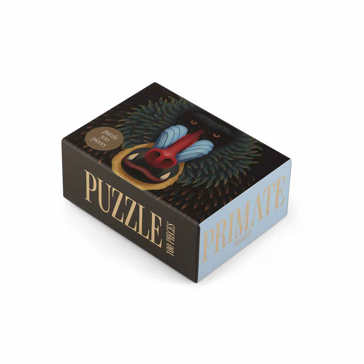 100 Pieces Puzzle - Mandrill