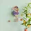 Thumbnail: Wall Art Sea Creatures (B7) Pink Seahorse