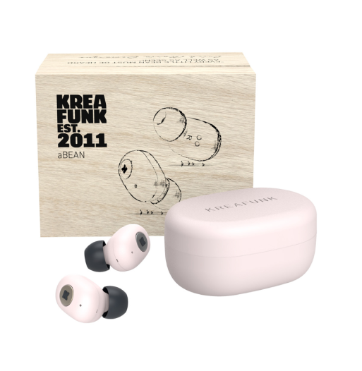 Kreafunk Abean In Ear Wireless Headphones - Dusty Pink