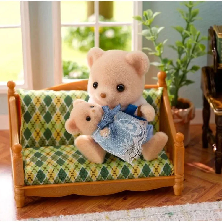 Thumbnail: Sylvanian Families - Biscuit Bear Sleepy Triplets