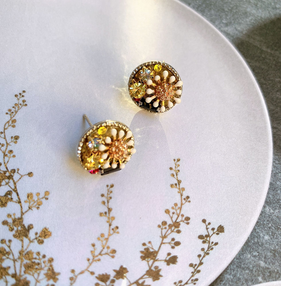 Thumbnail: MOOII Chrysanthemum Ear Studs