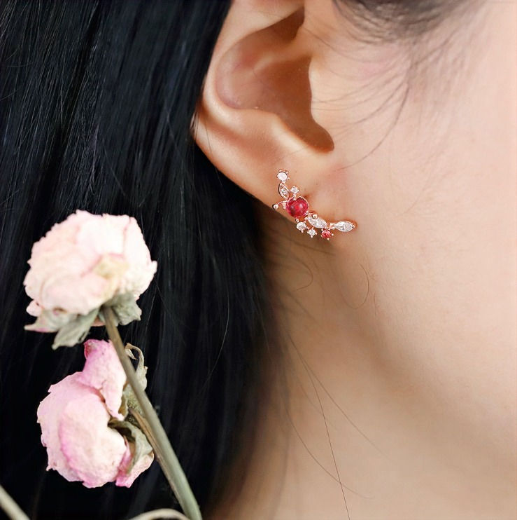 Thumbnail: Climbers with Pearl Drop Earrings