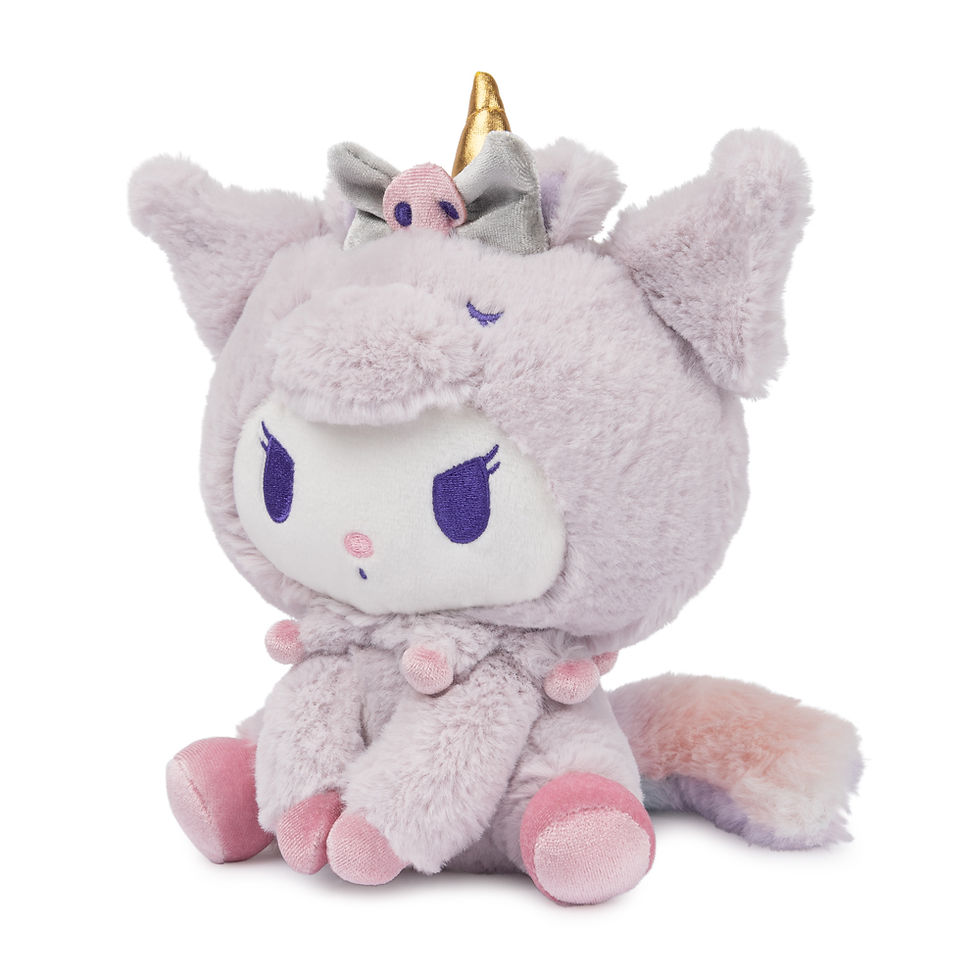 Thumbnail: Unicorn Plush: Kuromi 15cm