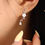 Thumbnail: Dainty Sakura Branch and Wreath Earring - MOOII