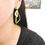 Thumbnail: Geometric Dual Color Asymmetric Earrings - MOOII