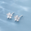 Thumbnail: Minimalist Sakura Flower Ear Studs