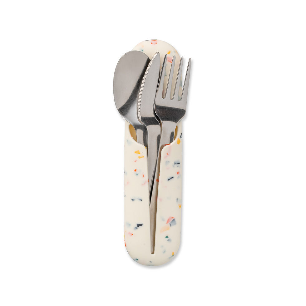 Thumbnail: Porter: Stainless Steel Utensil Set Terrazzo