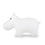Thumbnail: Zuny Bookend Classic Hippo White