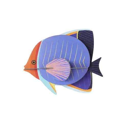 Thumbnail: Wall Art Sea Creatures (B7) Butterflyfish