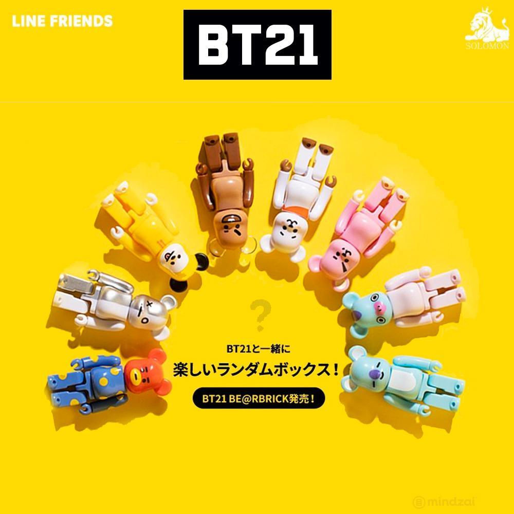 BT21 X BE@RBRICK(BEARBRICK) Official 10pcs Set Limited Edition