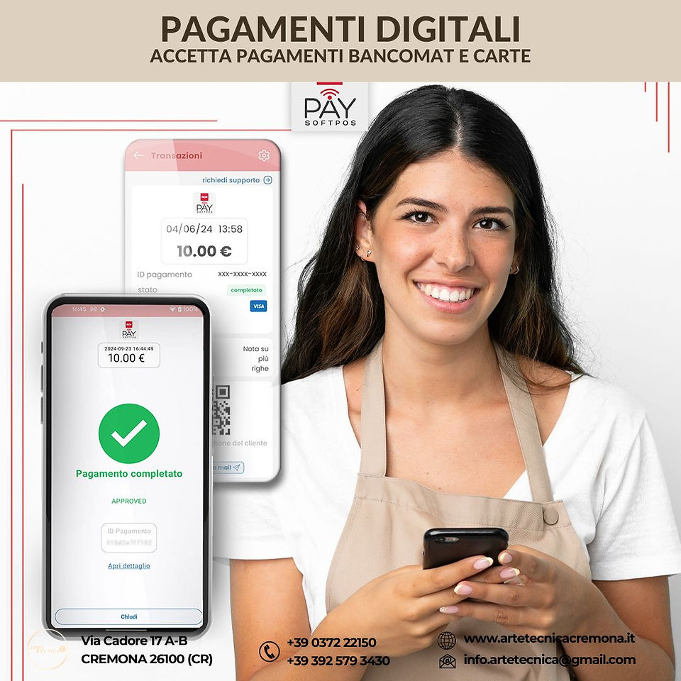 RCH Pay SoftPOS: Accetta pagamenti con carte e digital wallet senza POS fisico!
