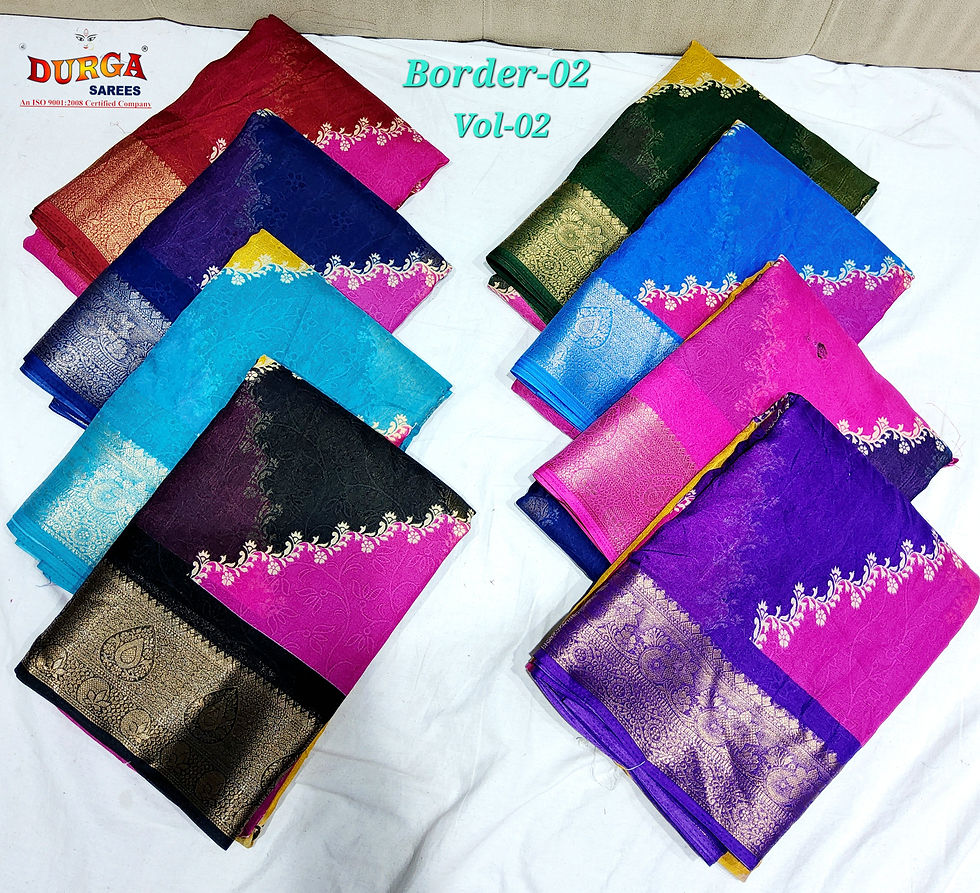 Thumbnail: Border-2 Saree Durga Sarees