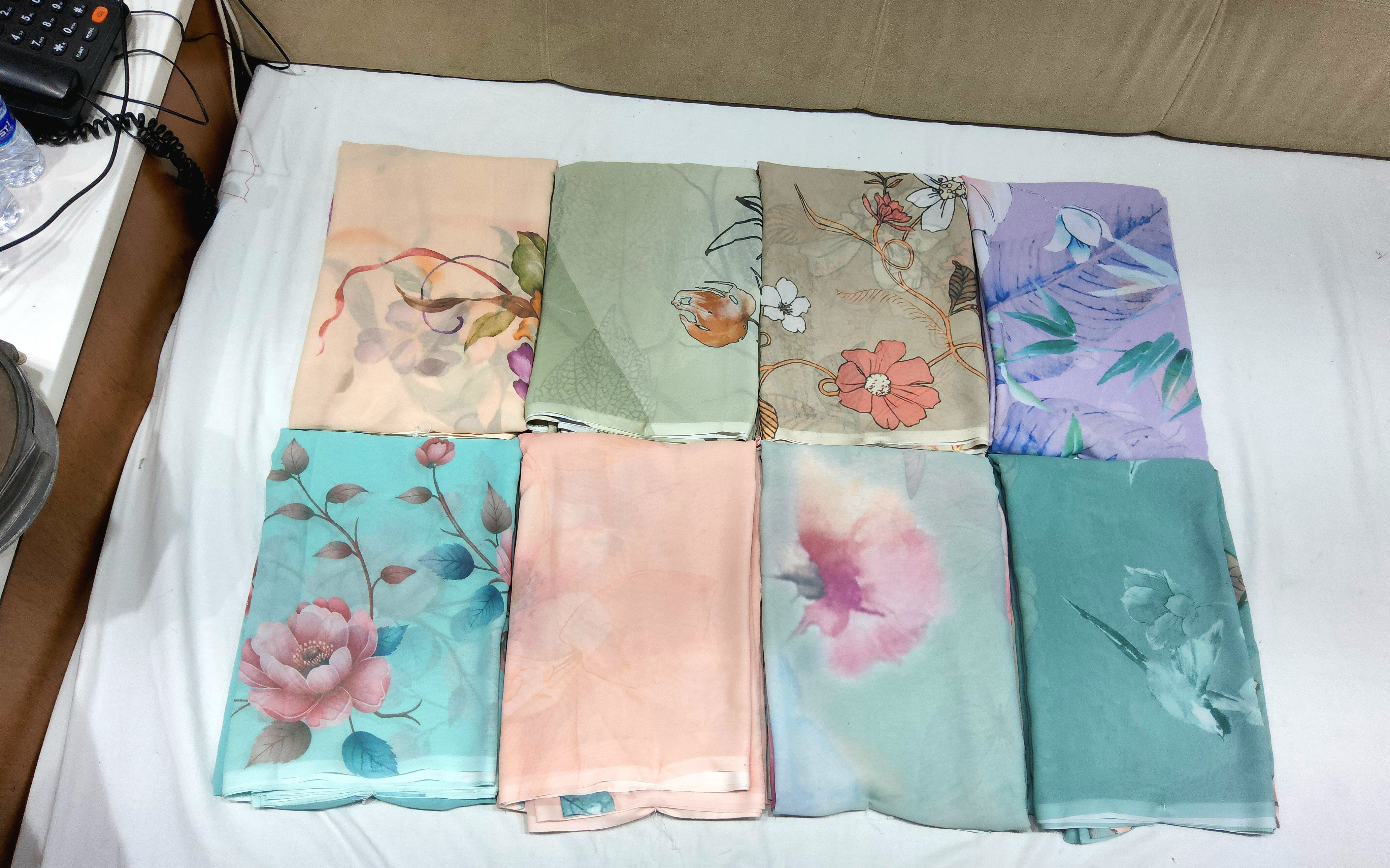 Weightless Digital Digital Print Saree Durga Sarees