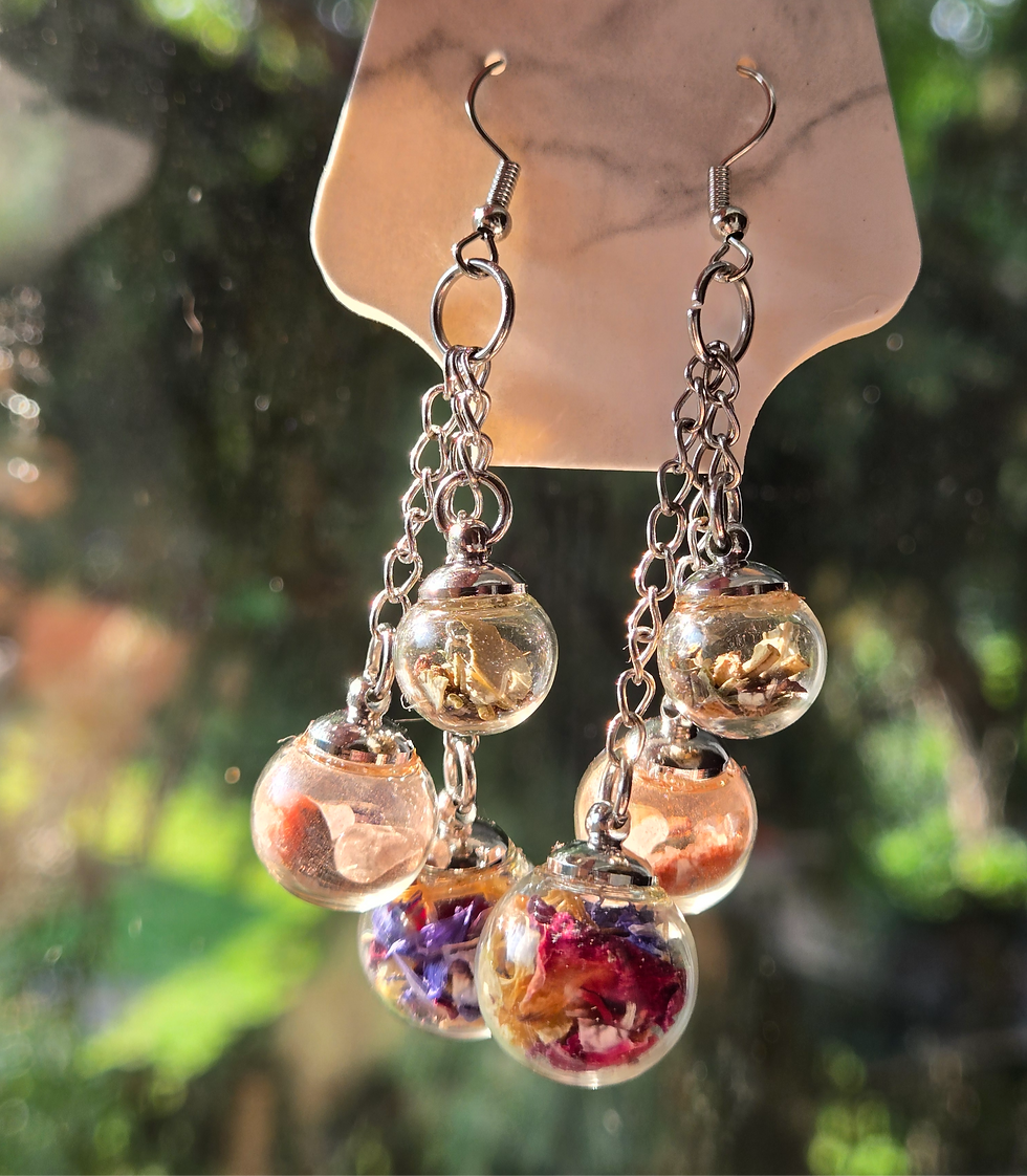 Self Love Spell Orb Earrings