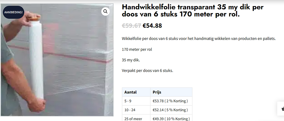 machinewikkelfolie