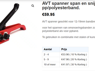 Efficiënt Verpakken met Omsnoeringsapparaten van Fixpack