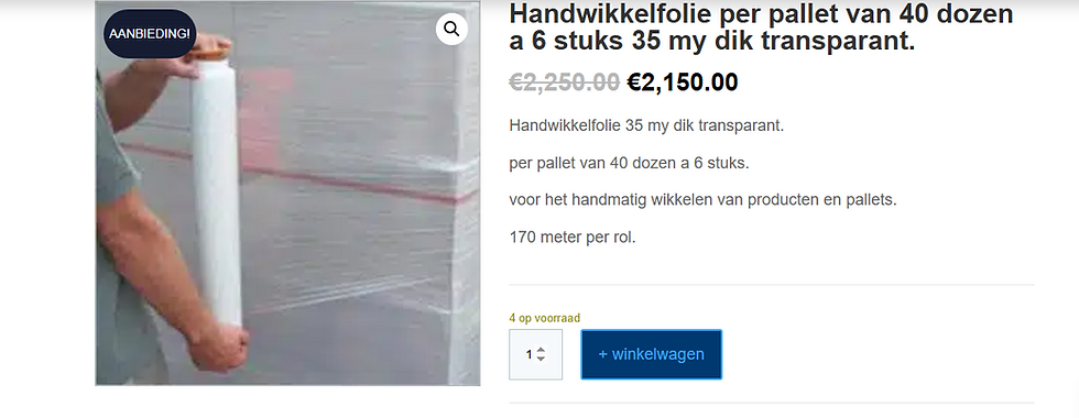 Fixpack Omsnoeringsband PP: Sterke Ladingbeveiliging
