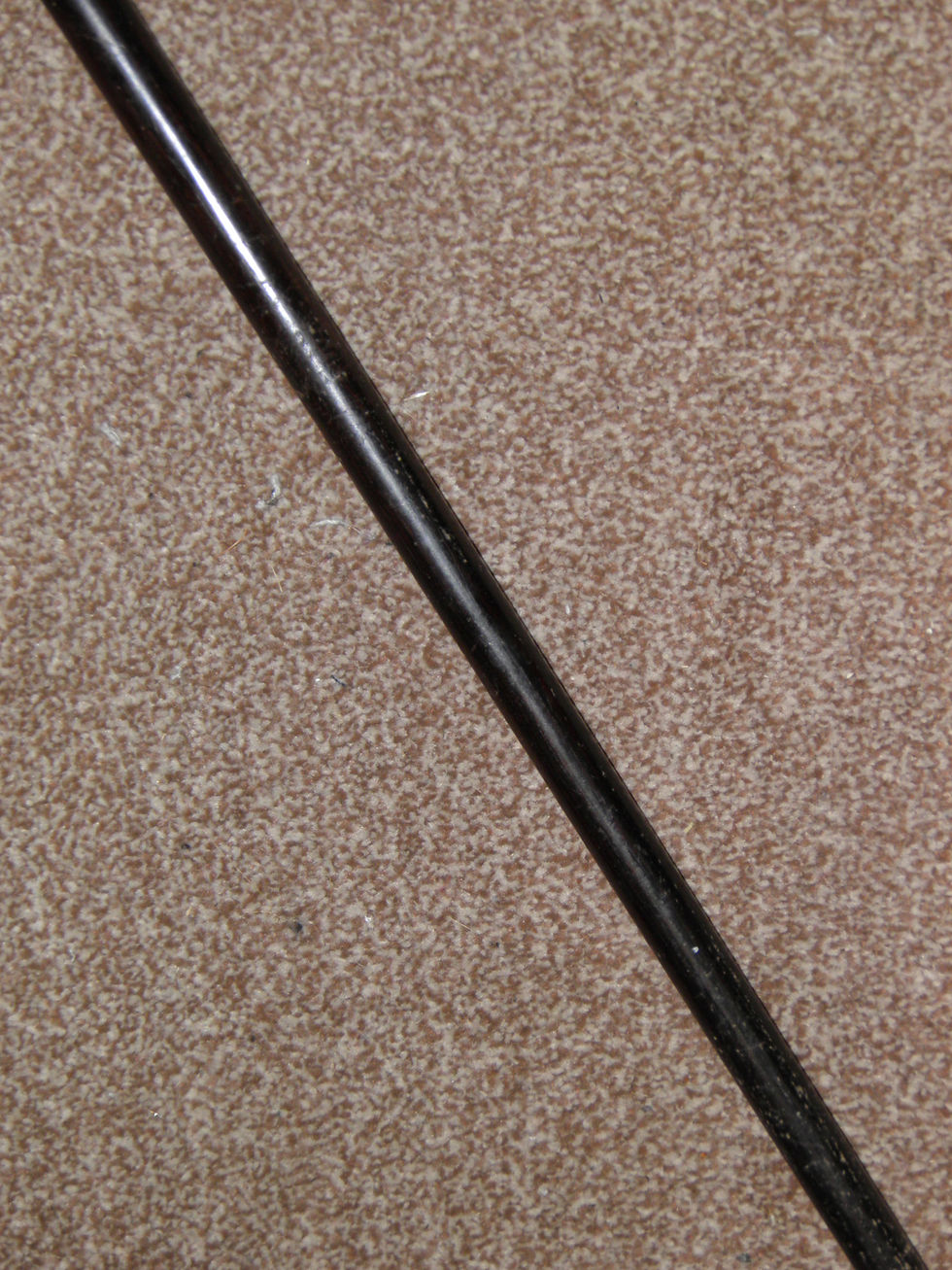 Thumbnail: Edwardian Silver Ebony Walking Stick 'To R.TRedwell From Charlie'