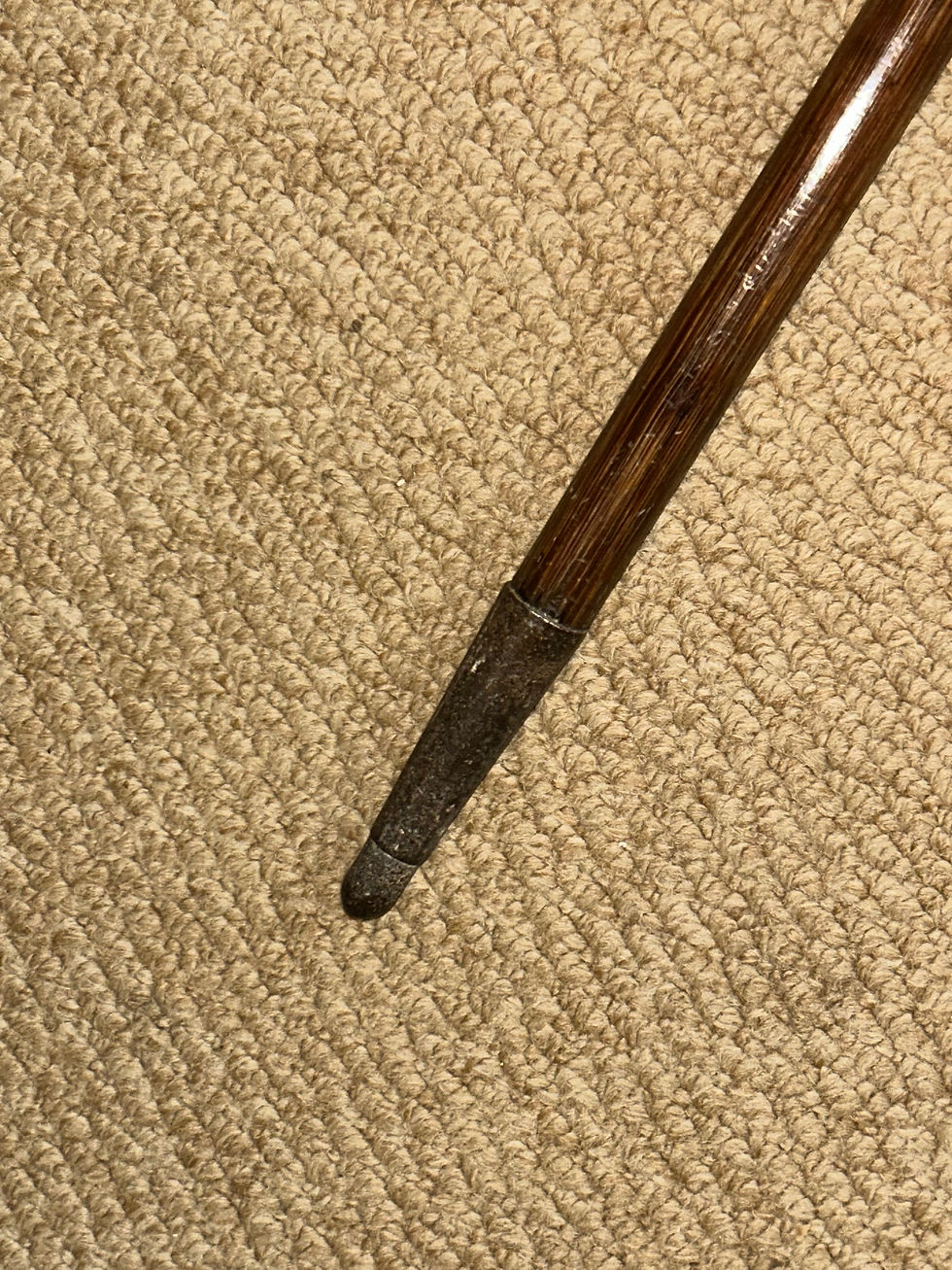 Thumbnail: Vintage Standard-Triumph Classic Car Walking Stick - Sterling Silver Collar