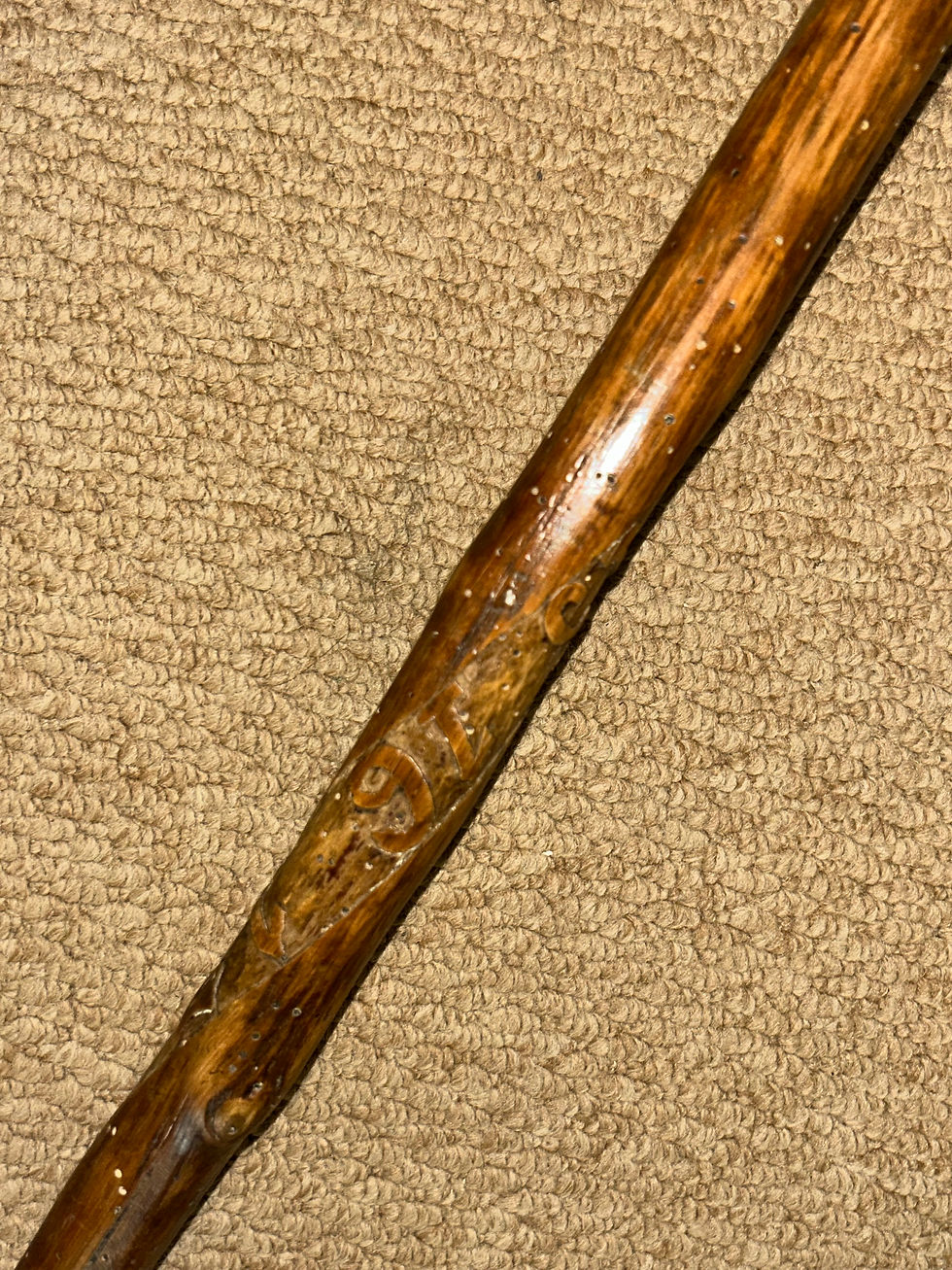 Thumbnail: Military French War Souvenir Walking Stick Souvenir De La Guerre 1914 15 16 17