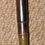 Thumbnail: Antique Partridge Wood Walking Stick / Cane Crook Handle Steel Eagle Head