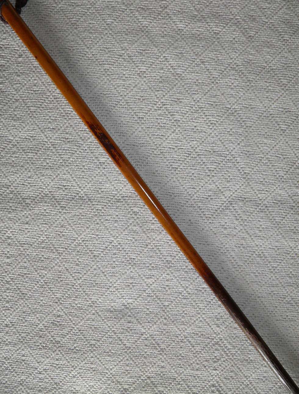 Thumbnail: Antique Qing Dynasty Chinese Oriental Walking Stick Cane Shaolin Monk Glass Eyes