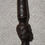 Thumbnail: Antique Ebony Walking Stick Carved African Man's Head W/ Tribal Marks & Snake