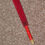 Thumbnail: Antique Red/Orange Patterned Canopy Umbrella W/Red Velvet Handle & Canopy Cover