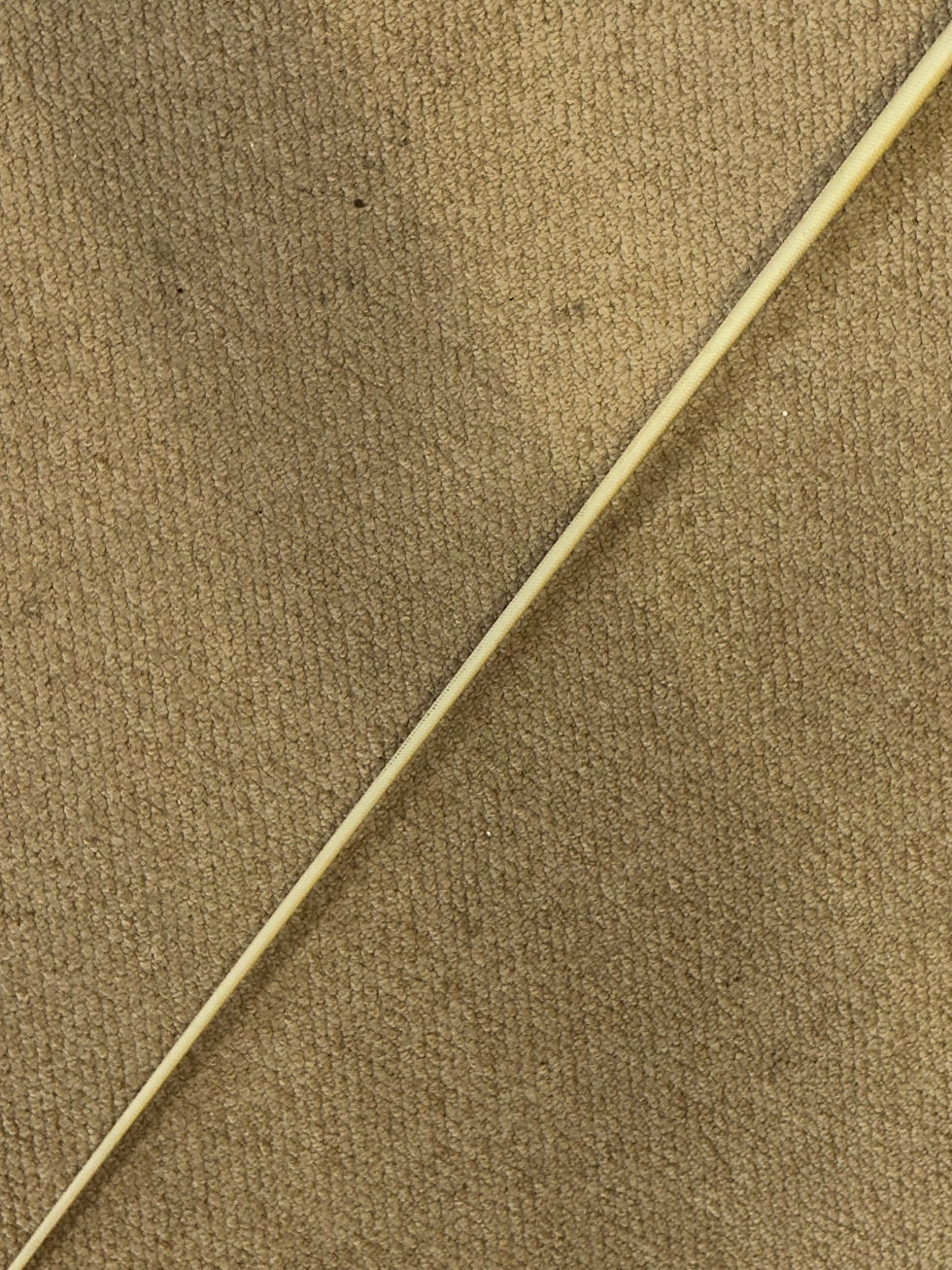 Thumbnail: Vintage Unused Long Cream Schooling Polo Riding Whip By Swaine & Adeney Ltd