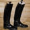 Thumbnail: English Made Regent Black Leather Riding Boots UK 7 (39cm Calf)