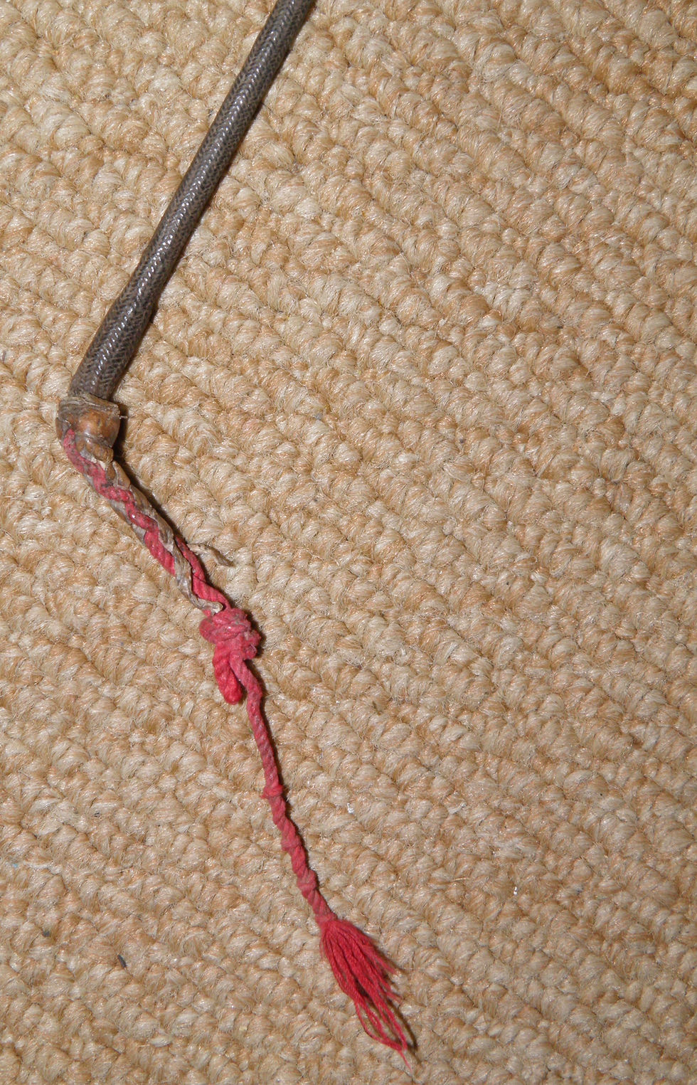 Thumbnail: Antique Long Horse Riding Dressage Whip - Turks Head Knot Top By Swaine & Adeney