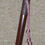 Thumbnail: Vintage Rosewood Walking Stick / Cane - Inlaid Coloured Glass Top & Wrist Strap
