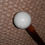 Thumbnail: Antique Clay Billiard Ball Top Rustic Walking Cane 91cm