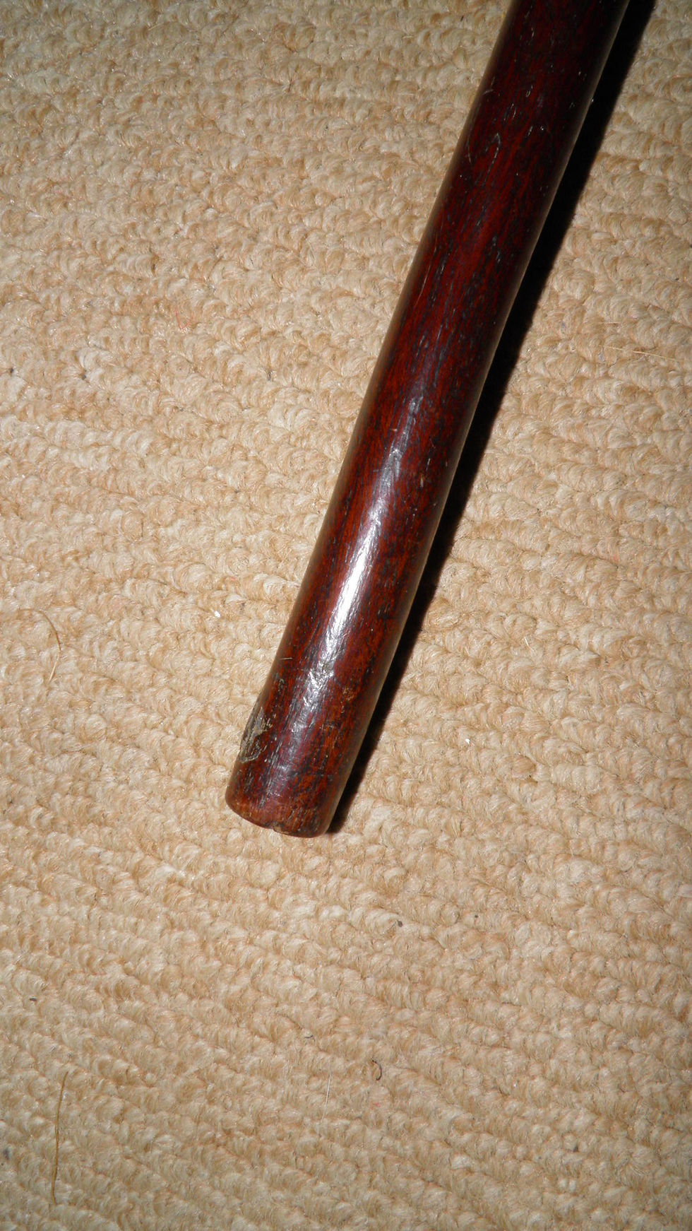 Thumbnail: Antique Hardwood South African Zulu Khoisan Tribal Knobkerrie - 70cm