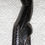 Thumbnail: Antique Ebony Walking Stick / Cane Hand Carved African Pipe Smoking Men's Heads