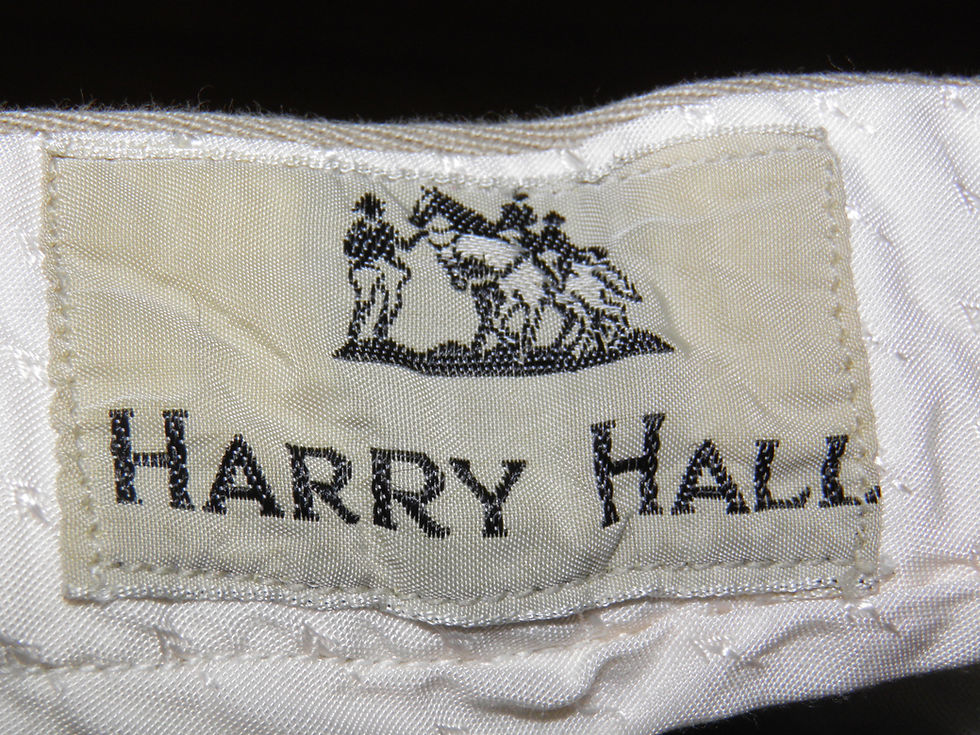 Thumbnail: Vintage Ladies Beige Harry Hall Bell Hip Jodhpurs 24" Waist / 27" Leg