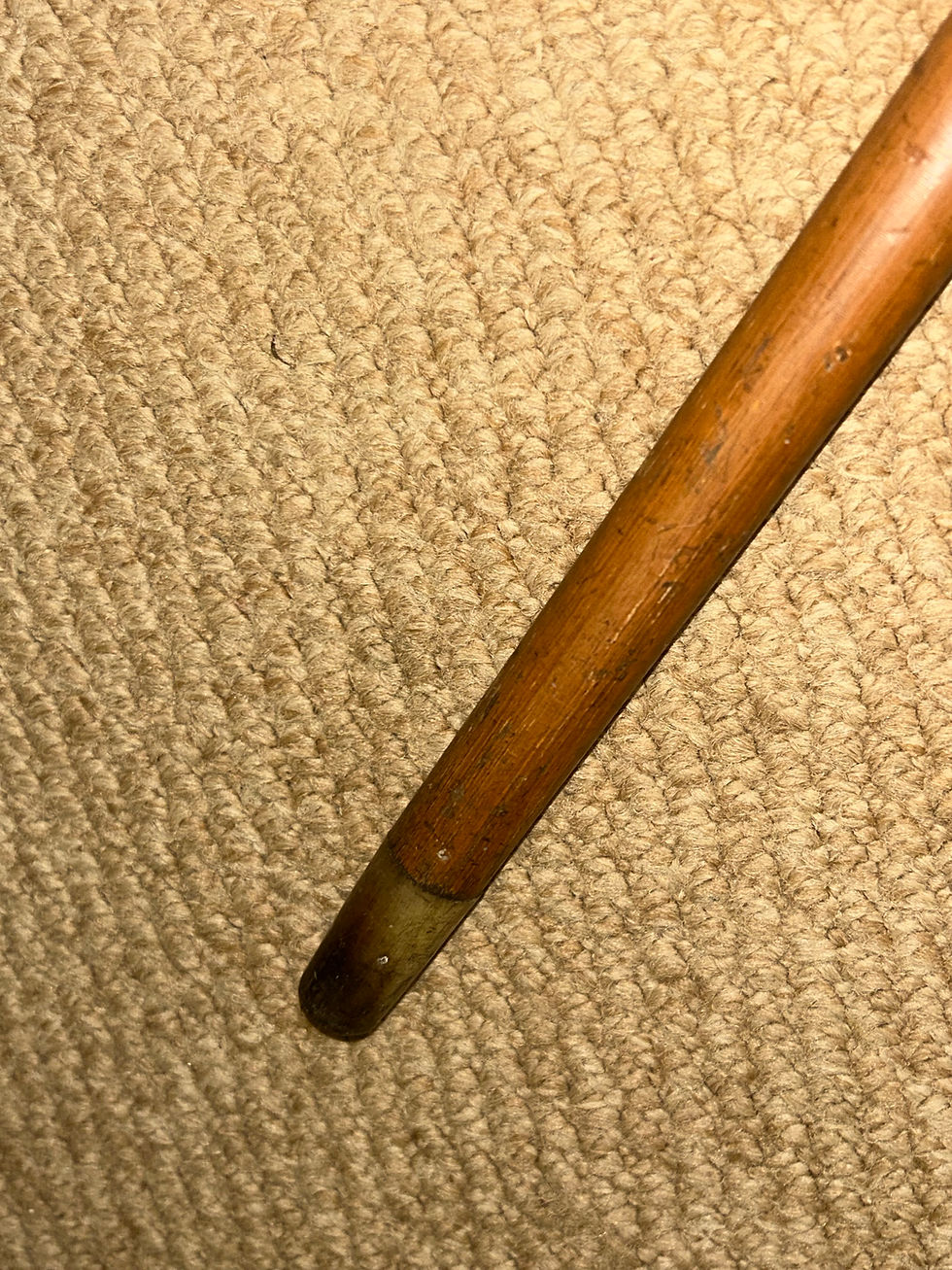 Thumbnail: Military Walking Stick Drill Cane - Hallmarked 1934 Silver East Lancashire Reg