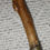 Thumbnail: Antique Fruitwood Walking Stick / Cane - Antler Fritz & Repousse Silver Collar