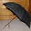 Thumbnail: Antique GP Black Canopy Umbrella 'Mrs E Williams, Nantyffyllon Nr Maesteg'